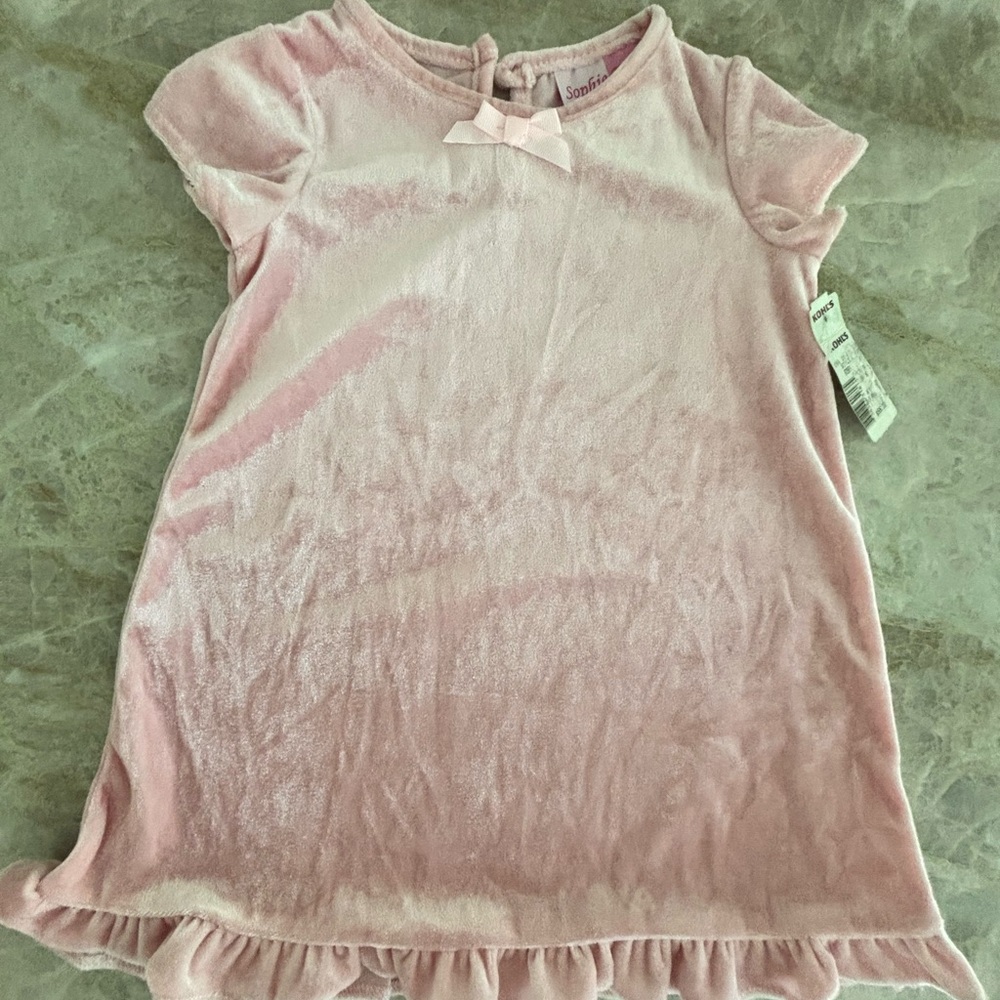 Pink Velvet Dress
